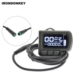 Compteur de vitesse électrique à affichage LCD 36V 48V pour odomètre de vélo électrique avec prise WP 6pin Ebike Display - Product Image 2