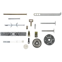 Connecteur de quincaillerie métallique en acier au carbone Q235 pour meubles, support métallique pour plan de travail et comptoir