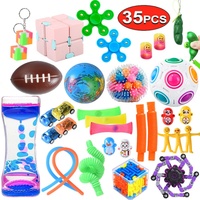 Juguetes Sensoriales Educativos de Silicona y Plástico Multicolor, Set al por Mayor para Niños y Adultos, Alivio de la Ansiedad, Autismo y TDAH, Desarrollo