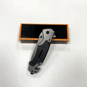 Inventory Wholesale Titanium Folding Knife EDC Pocket Folding Knife Etch Label Stainless Folding Pocket Knives