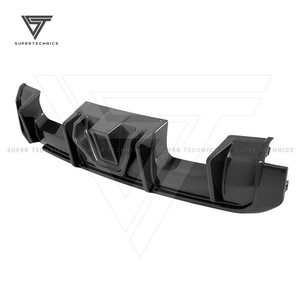 Difusor trasero de fibra de carbono estilo Supertechnics para BMW Serie 3 G80 M3 2021 - Product Image 3