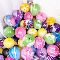 12 pouces anniversaire Agate ballon Festival fête ballons marbre Latex ballon fête fournitures