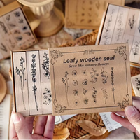 Vente en gros de tampons créatifs rétro auto-encreurs pour scrapbooking et fabrication de cartes - Jouet pour enfants en bois