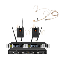 Système de microphone de scène dynamique sans fil portable pour karaoké, Microfonos, Pièces de microphone