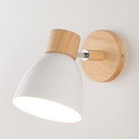 Nordique minimaliste E27 applique murale chambre chevet salon allée LED balcon lampe fer pour salle à manger escalier fond