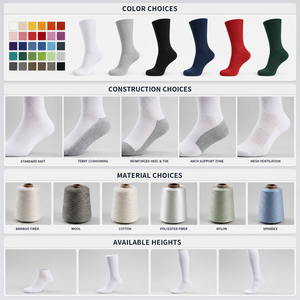 Vente en gros de chaussettes de compression personnalisées pour le sport, chaussettes longues respirantes pour la course à pied et le cyclisme, antidérapantes pour hommes et femmes - Product Image 4