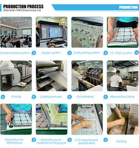 Livre audio pour bébé personnalisable <span class=keywords><strong>Comptines</strong></span> pour enfants avec effets sonores Couverture rigide fournie en usine pour l'éducation préscolaire - Product Image 4