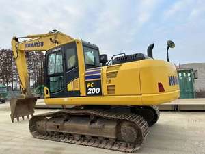 Mini-excavatrice sur chenilles Komatsu PC200-10 d'occasion, prix bas, bon état, moteur Hino, composant principal pour la construction, 20 tonnes - Product Image 2