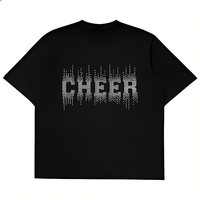 Transferts thermocollants personnalisés en strass pour T-shirts – Motifs Bling pour la cheerleading