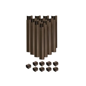 Prix d'usine – Kit de couverture décorative en PVC marron pour tuyaux de climatiseur, idéal pour mini-split - Product Image 4