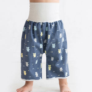 กางเกงผ้าอ้อมเด็กแบบซักได้ กันน้ำ กันรั่วซึม สำหรับเด็กวัยหัดขับถ่าย ฝึกการขับถ่าย ป้องกันการซึมเปื้อนตอนกลางคืน - Product Image 3