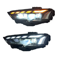 Feux avant SJC Auto pour Audi A3, assemblage modifié, LED double lentille, éclairage dynamique, feux de jour, nouveau style 2017-2020