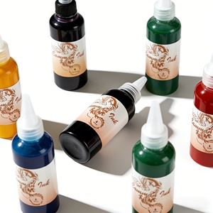 Tinta de Aerógrafo <span class=keywords><strong>para</strong></span> Tatuajes Temporales, <span class=keywords><strong>Pintura</strong></span> Corporal <span class=keywords><strong>para</strong></span> Máquina de Aerógrafo, Suministros <span class=keywords><strong>para</strong></span> Tatuajes - Product Image 1