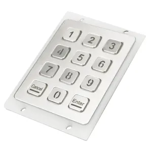 Vmanx personnalisé 9 boutons poussoirs métal dôme interrupteur tactile membrane clavier