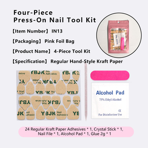 24 <span class=keywords><strong>Uñas</strong></span> Postizas de Cristal Estilo Ojo de Gato Francés, Estilo Europeo-Americano, Removibles para Mujer, Lujo Ligero, Alta Calidad - Product Image 6