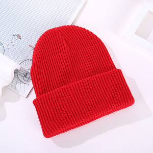 Gorro <span class=keywords><strong>de</strong></span> melón <span class=keywords><strong>de</strong></span> varios colores <span class=keywords><strong>para</strong></span> otoño e invierno, gorro <span class=keywords><strong>de</strong></span> punto <span class=keywords><strong>de</strong></span> <span class=keywords><strong>lana</strong></span> <span class=keywords><strong>de</strong></span> Color sólido, gorro frío a prueba <span class=keywords><strong>de</strong></span> viento <span class=keywords><strong>para</strong></span> hombres y mujeres, al por mayor - Product Image 5