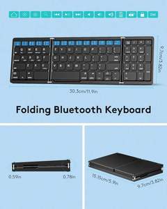 Mini Foldable <b>bluetooth</b> <b>Keyboard</b> Shipping to My Region Tastiera Pieghevole Portable Mini Wireless Folding <b>Keyboard</b> - Product Image 3