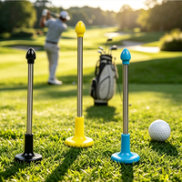 Alat Bantu Latihan Golf Alignment Rods Lie Angle Swing, Indikator Arah Tongkat Golf, Alat Koreksi Ayunan Chip Shot