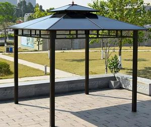 Pavillon de loisirs en aluminium à ossature métallique de luxe solaire bon marché, avec revêtement en poudre, pour terrasse et balcon - Product Image 5