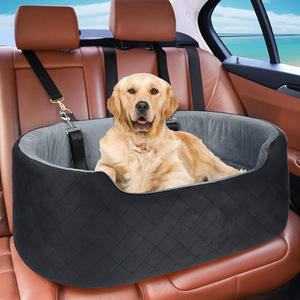 Siège auto pour grand chien 80x50x28cm, lit de voyage amovible et lavable, housse de siège arrière pour animaux de compagnie - Product Image 1