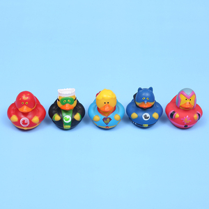 High Quality Child Classic Plastic Pvc Colorful Shower <span class=keywords><strong>Flashing</strong></span> Light Up Bath Toy Rubber <span class=keywords><strong>Duck</strong></span> Floating - Product Image 4