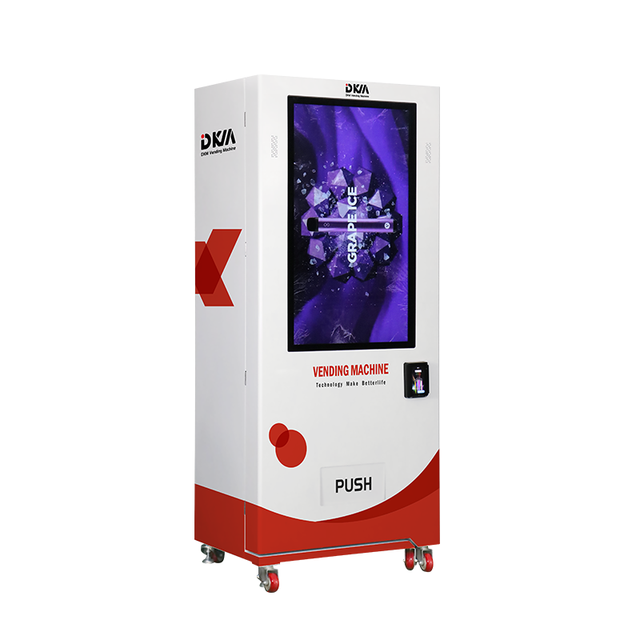 Dkmvending Free Standing Large Capacity Big Touch Screen Vending Machine for Cigarette Trading Card Beauty Products