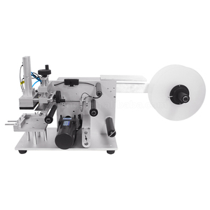 Flat Surface <b>Label</b> <b>Applicator</b> Desktop Square Flat Bottle Labeling Machines Semi Automatic PP Bag Sticker Electrically - Product Image 4