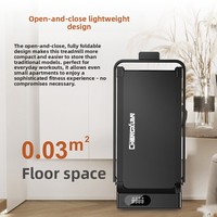 Caminadora Eléctrica Plegable para el Hogar, Pequeña, Silenciosa, Equipo de Fitness Interior, Motor de 1.5 HP, Velocidad Ajustable