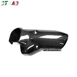 Pour BMW R1300GS <span class=keywords><strong>ADV</strong></span> R 1300 GS R1300 GS Adventure 2023 2024 2025 – Cache de protection d'échappement droit en fibre de carbone véritable - Product Image 4
