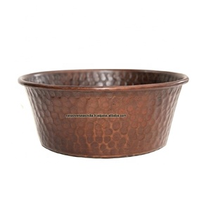 ชามหมาทองแดงทุบ - Product Image 1