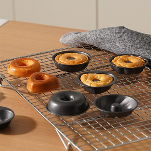 Mini Carbon Steel Donut <strong>Mold</strong> Single Hollow <strong>Pumpkin</strong> Lace Cake Baking Tool Food Grade Decorative for Household Commercial Use - Product Image 1