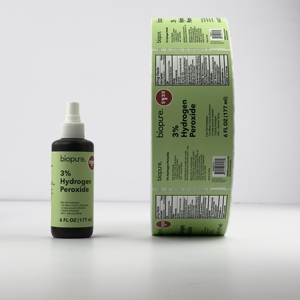 Tùy chỉnh dính nhãn dán in cho khử trùng tay khử trùng bao bì có sẵn trong CuộN - Product Image 2