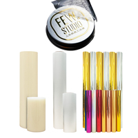 Chine usine 32cm 64cm vernis d'estampage et estampage à chaud feuille autocollants en cristal Film d'impression numérique UV rouleaux de feuille d'or