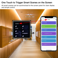 SLS 4 pouces Smart OLED écran tactile panneau de commande WIFI Zigbee Tuya Android passerelle multifonctionnelle pour les appareils domestiques intelligents