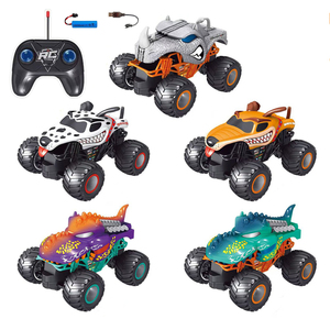 Camionetas RC 1:20 Recargables, Camioneta Dálmata, Cocodrilo, Rinoceronte, Camioneta Monstruo a Control Remoto, Juguetes para Niños, Auto de Escalada - Product Image 1