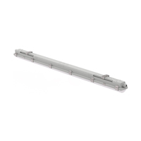 Luminaire linéaire LED Tri-proof industriel d'urgence étanche à la vapeur avec détecteur de mouvement à micro-ondes CB