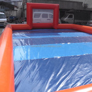 Gran oferta, campo de fútbol jabonoso inflable listo para enviar, juego de deporte al aire libre inflable, campo de baloncesto de fútbol inflable - Product Image 3