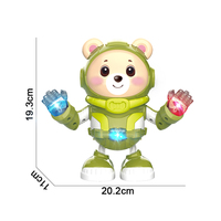 Juguete Educativo para Bebés con Forma de Animal de Dibujos Animados, Robot Bailarín, Juguete Eléctrico para Caminar con Luces y Música