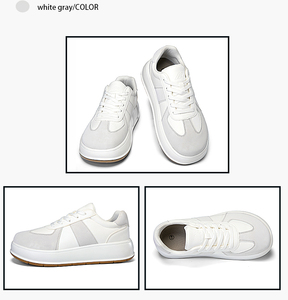 حذاء رياضي رجالي عصري متعدد الاستخدامات لعام 2026، بحد أدنى منخفض للطلب، نعل مطاطي سميك، مقدمة واسعة، أحذية كاجوال للرجال - Product Image 2