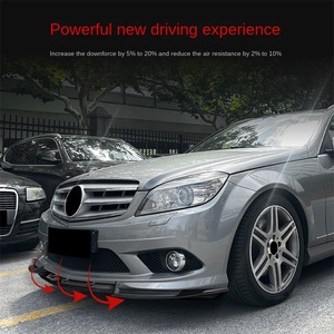 Veidt 2008-2010 per Mercedes-<span class=keywords><strong>Benz</strong></span> classe C W204 Early AMG Line anteriore con labbro anteriore Spoiler parti di modifica del bordo dell'angolo anteriore - Product Image 6