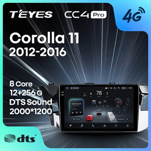 <span class=keywords><strong>TEYES</strong></span> CC4 PRO para Toyota <span class=keywords><strong>Corolla</strong></span> 11 2012 - 2016 CarPlay Android Auto 2DIN Autoradio Reproductor Multimedia Estéreo para Auto - Product Image 1
