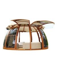 Nouvelle tente de luxe 360 degrés pour hôtel, bar, club, chambre d'étoile, bulle, dôme, PC, salon