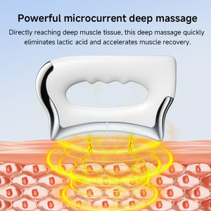 2025 Elektrische Warmte Spierstimulator Schrapen Fascia <span class=keywords><strong>Microcurrent</strong></span> Pijnverlichting Relaxatie Tool Voor Afslanken Vormgeven Massage Pistool - Product Image 6