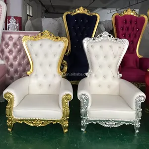 Chaise game of thrones dorée pour enfants, chaise de mariage de luxe, pour enfants