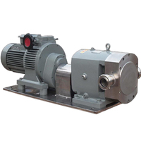 Pompe à lobes rotative sanitaire en acier inoxydable ZB3A-100 11KW 15HP pour transfert de liquides à haute viscosité (chocolat, miel) et mélange
