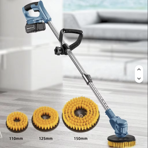 Cepillo de Limpieza Retráctil Industrial de Grado Profesional con Motor de 21V y 800W, 1 Año de Garantía, para Baño/Patio Exterior - Product Image 1