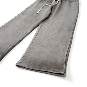 Fabricantes de Calças de Moletom TOP, Calças Personalizadas em French Terry com Impressão Gráfica, Técnicas de Lavagem Ácida e Bordado, Calças Casuais - Product Image 3