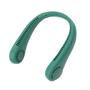 Ventilateur de cou portable sans pales avec moteur sans balais, rechargeable par USB, pour usage extérieur, couleur blanche, autonomie de 6 à 8 heures - Product Image 3