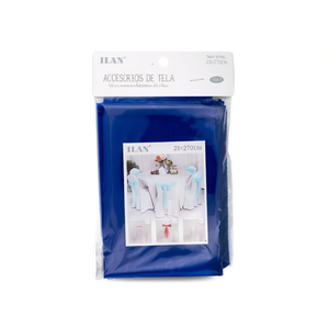 Ruban en tulle bleu marine Iln Chair Sash 23x270cm pour décoration de mariage - Product Image 1