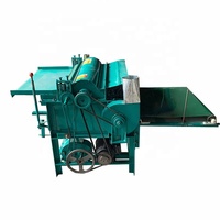 Petite laine de mouton industrielle d'opération facile cardant le coton peignant la machine de traitement de textile de fibre de polyester